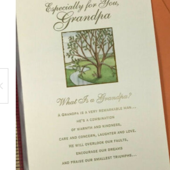 GRANDPA Birthday Greeting Card AGC Tender Thoughts Unused w/ Envelope - Picture 1 of 5